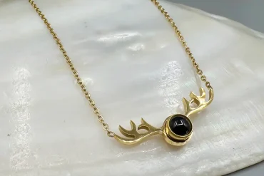 گردنبند تلسکوپی به صد زبان دنیا دوستت دارم مناسب عشاق|14040444