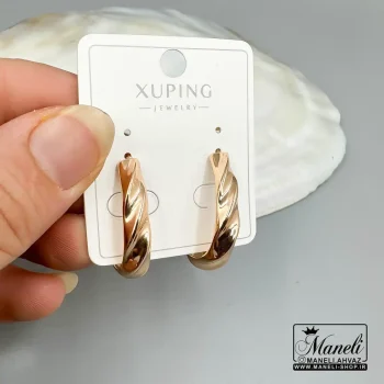 گوشواره برند xuping |رنگ ثابت و مناسب استایل اسپرت تا مجلسی14040415