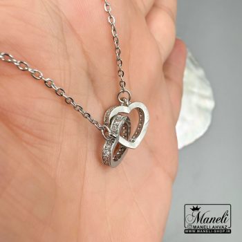 خرید هدیه ی عاشقانه (گردنبندقلبی) رنگ سیلور|14040464 - Image 3