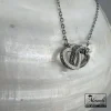 خرید هدیه ی عاشقانه (گردنبندقلبی) رنگ سیلور|14040464 - Image 5