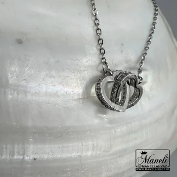 خرید هدیه ی عاشقانه (گردنبندقلبی) رنگ سیلور|14040464 - Image 5