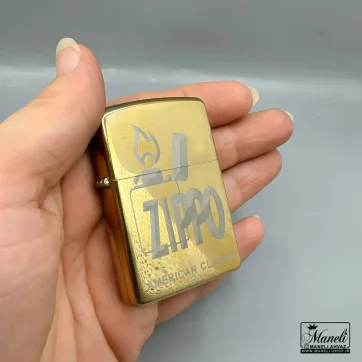 خرید فندک zippo طلایی بنزینی