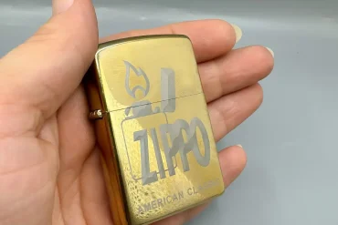 خرید فندک zippo طلایی بنزینی