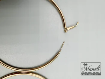 گوشواره حلقه ای ژوپینگ ضد حساسیت رنگ ثابت|14040442 - Image 2