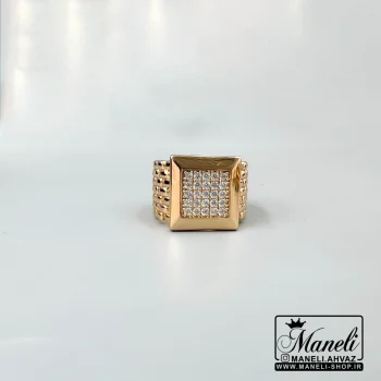 انگشتر زنانه شیک ژوپینگ نگین مخراج شده|14040503 - Image 2