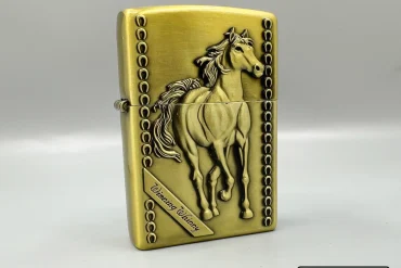 فندک طرح اسب طلایی بنزینی|140404115