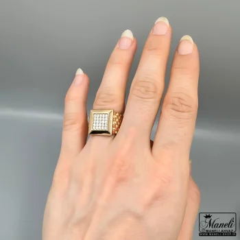 انگشتر زنانه شیک ژوپینگ نگین مخراج شده|14040503 - Image 3