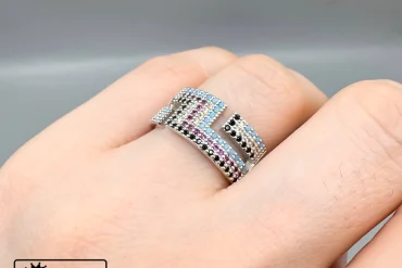 انگشتر زنانه مدل هندی رنگ ثابت|140404168