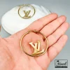 گوشواره برند Lv| لویی ویتون استیل رنگ ثابت - Image 4