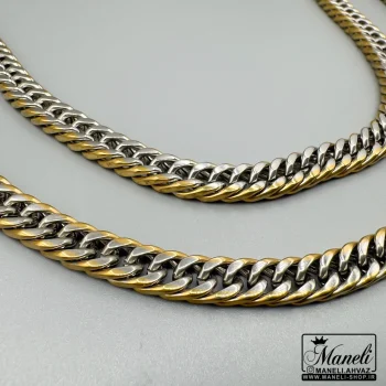 ست دستبند و زنجیر کارتیر طلایی و سفید|140404157 - Image 4