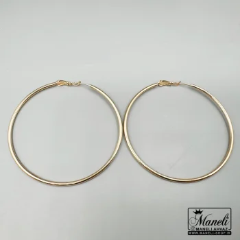 گوشواره حلقه ای ژوپینگ ضد حساسیت رنگ ثابت