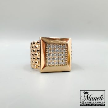 انگشتر زنانه شیک ژوپینگ نگین مخراج شده|14040503 - Image 5