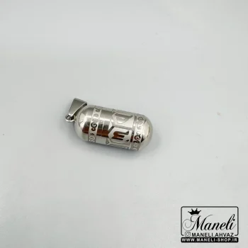 کپسول بازشو پلاک فانتزی استیل رنگ ثابت|140404154 - تصویر 3