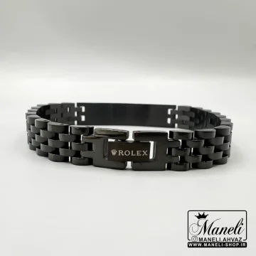 دستبند رولکس مردانه سیاه رنگ ثابت|14040532 - Image 2