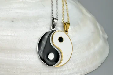 گردنبندکاپلی(ست) یین ویانگ|نماد تعادل انرژی مثبت|140405124