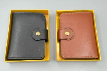 جاکارتی چرم طبیعی مشکی و عسلی|14040608