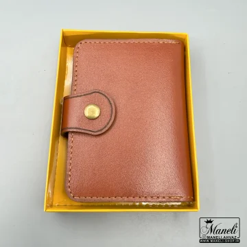 جاکارتی چرم طبیعی مشکی و عسلی|14040608 - Image 3