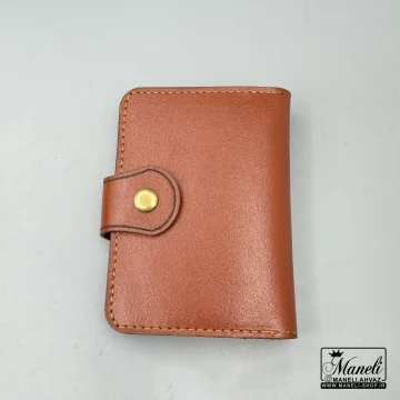 جاکارتی چرم طبیعی مشکی و عسلی|14040608 - Image 4