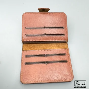 جاکارتی چرم طبیعی مشکی و عسلی|14040608 - Image 6