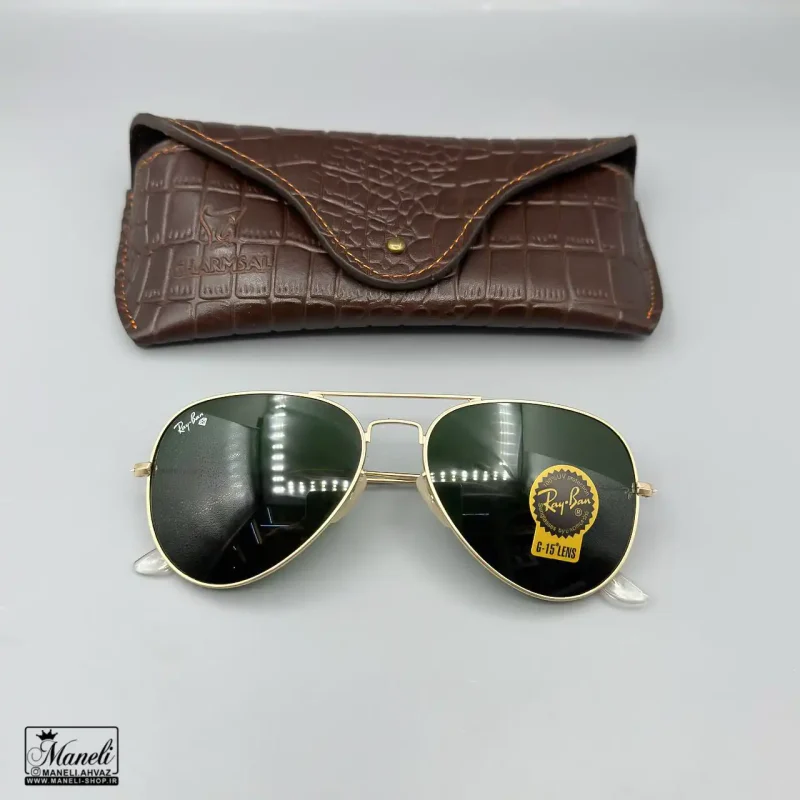 ست هدیه ای چرم و عینک Ray-Ban چرمسال | چرم طبیعی قهوه ای 14040521 - Image 2
