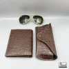 خرید ست هدیه ای چرم و عینک Ray-Ban چرمسال