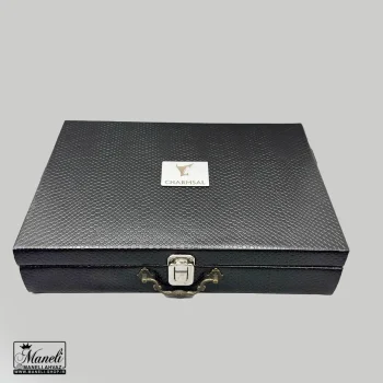 ست چرم و عینک Ray-Ban چهارتکه چرمسال | چرم طبیعی مشکی 14040523 - تصویر 3