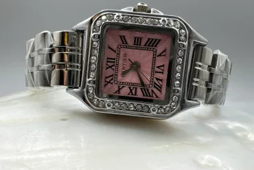 ساعت زنانه صفحه صورتی کارتیر قیمت ارزان |14040593