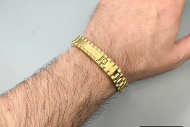 دستبند رولکس طلایی|14040512