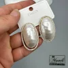 گوشواره زنانه مرواریدی دور نگین زنانه|14040567 - Image 8