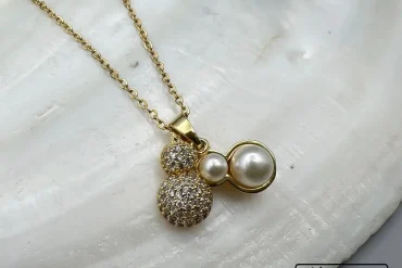 گردنبند زنانه رنگ ثابت طلایی|140405105