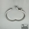 دستبند اسپرت نقره ای مدل کمربند رنگ ثابت تمام استیل|14040539 - Image 6