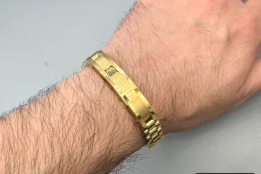 دستبند رولکس طلایی رنگ ثابت|14040516