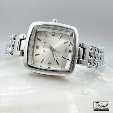 ساعت زنانه گوچی صفحه مربع | نقره ای 14040586