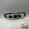 دستبند چرم و استیل مردانه ورساچه|14040557 - Image 4