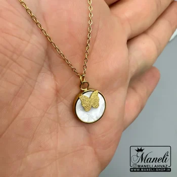 گردنبند زنانه پروانه رنگ ثابت ارزان|140405119 - Image 2