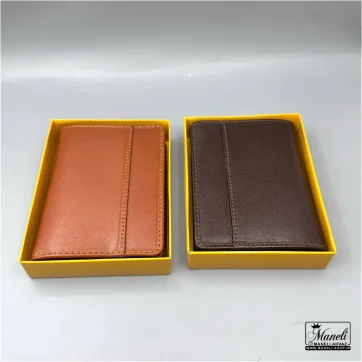 کیف جاکارتی چرم طبیعی پارما | قهوه ای و عسلی