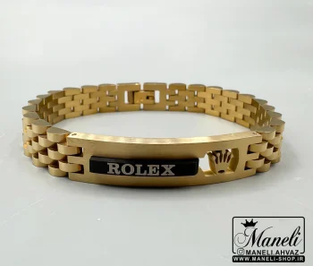 دستبند رولکس مردانه طلایی رنگ ثابت|14040547 - Image 5