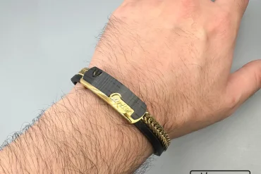 دستبند چرم باکیفیت کارتیر|14040550