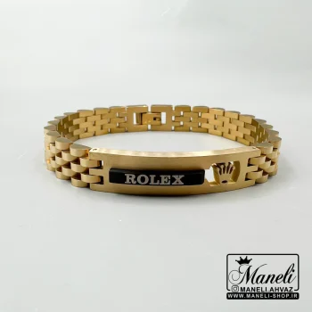 دستبند رولکس مردانه طلایی رنگ ثابت|14040547 - Image 3