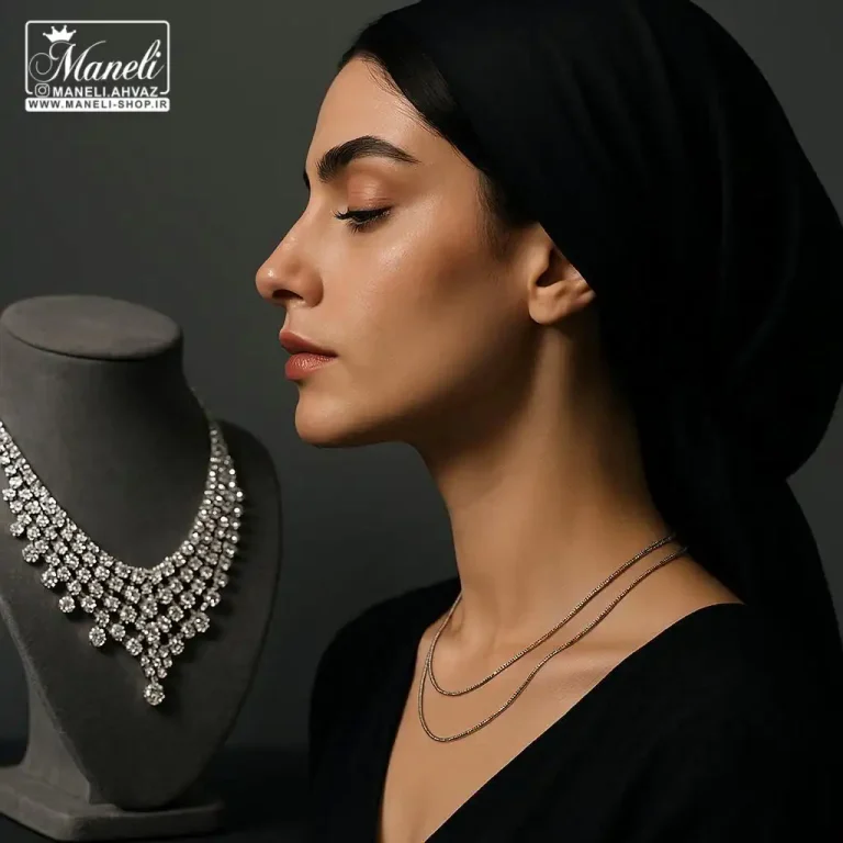 راهنمای خرید گردنبند دخترانه شیک 1404 | اسپرت تا مجلسی (ژوپینگ و استیل)