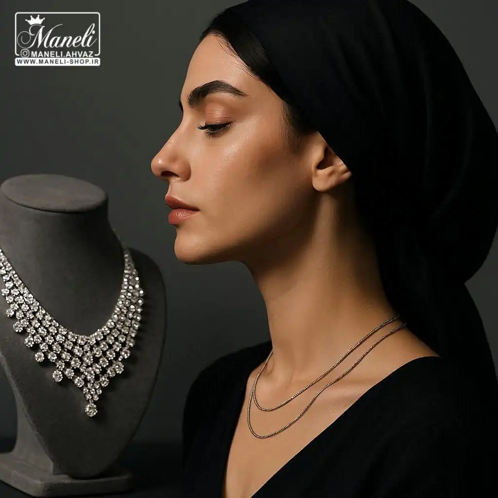 راهنمای خرید گردنبند دخترانه شیک 1404 | اسپرت تا مجلسی (ژوپینگ و استیل)