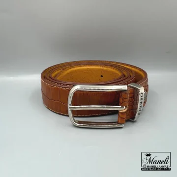 ست چرم 4 تکه با فندک ساعت دار دنیس | چرم طبیعی - عسلی 14040513 - Image 6