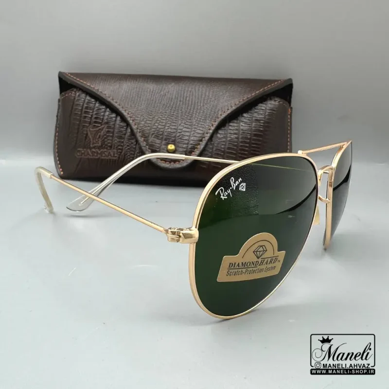 ست چرم و عینک Ray-Ban چهارتکه چرمسال | چرم طبیعی قهوه ای 14040524 - Image 2