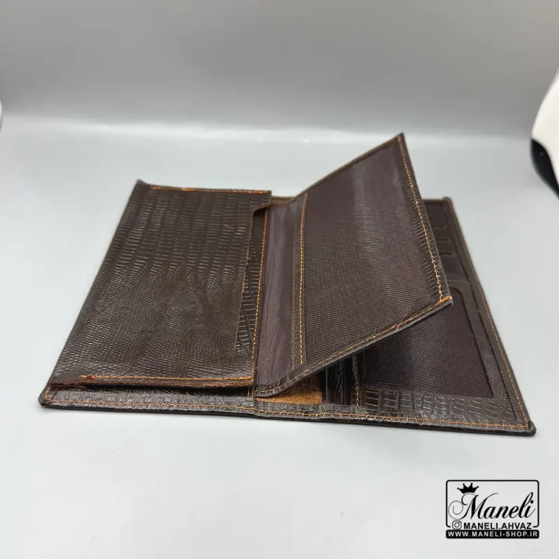 ست چرم و عینک Ray-Ban چهارتکه چرمسال | چرم طبیعی قهوه ای 14040524 - Image 4