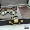 خرید ست چرم و عینک Ray-Ban چهارتکه چرمسال