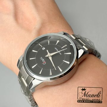 ساعت زنانه نقره ای داویکس صفحه مشکی و سفید|14040583 - Image 4