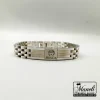 دستبند رولکس نقره ای مردانه رنگ ثابت|14040529 - Image 3