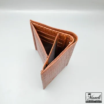 ست هدیه ای چرم طبیعی مردانه و عینک ری بن چرمسال | عسلی 14040521-2 - Image 3