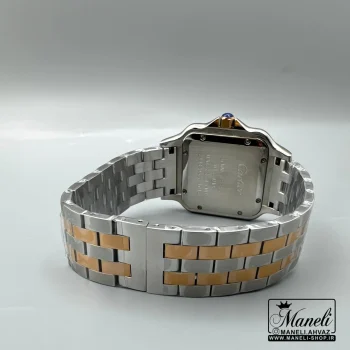 ساعت کارتیر مربعی مردانه رزگلد و سیلور|14040569 - Image 5