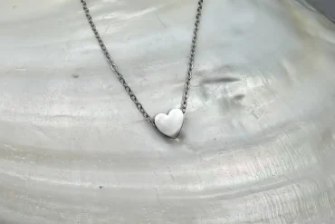 گردنبند زنانه قلبی رنگ ثابت |140405111